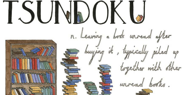 Tsundoku Definition Print Beautiful Japanese Word Meaning -  Portugal